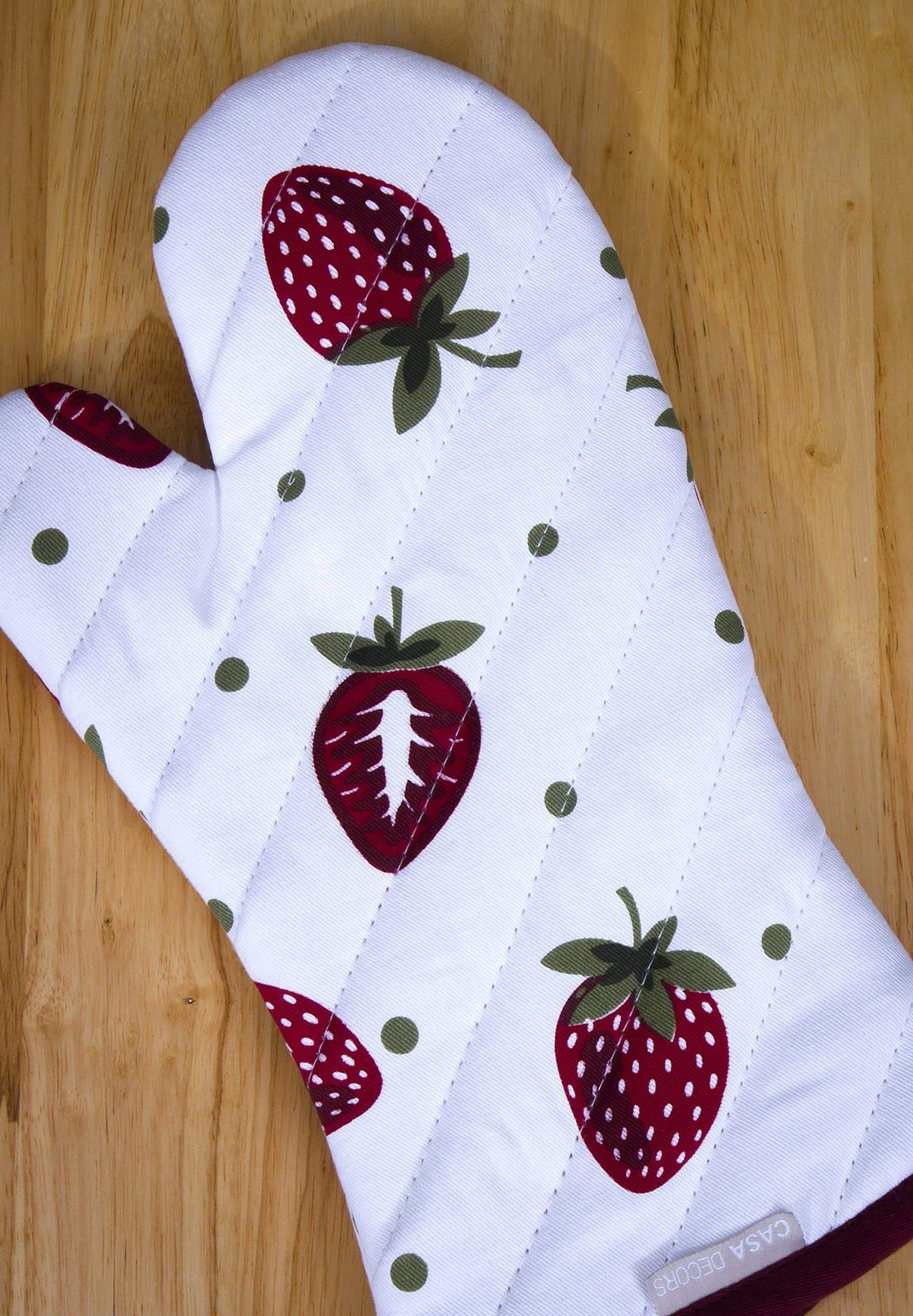 Online shopping casa decors set of apron oven mitt pot holder pair of kitchen towels in a unique berry blast design made of 100 cotton eco friendly safe value pack and ideal gift set kitchen linen set