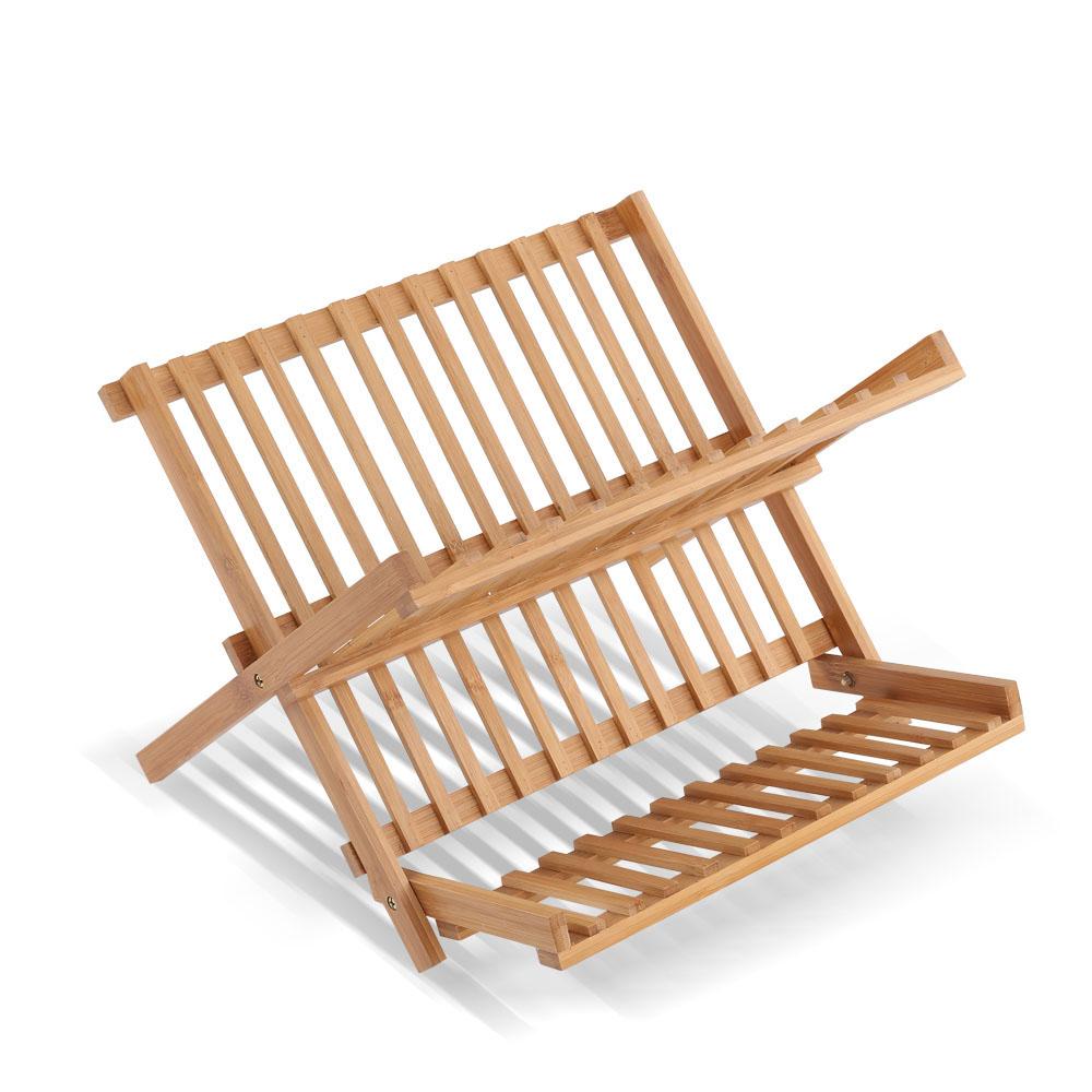 2 Tier Bamboo Dish Rack