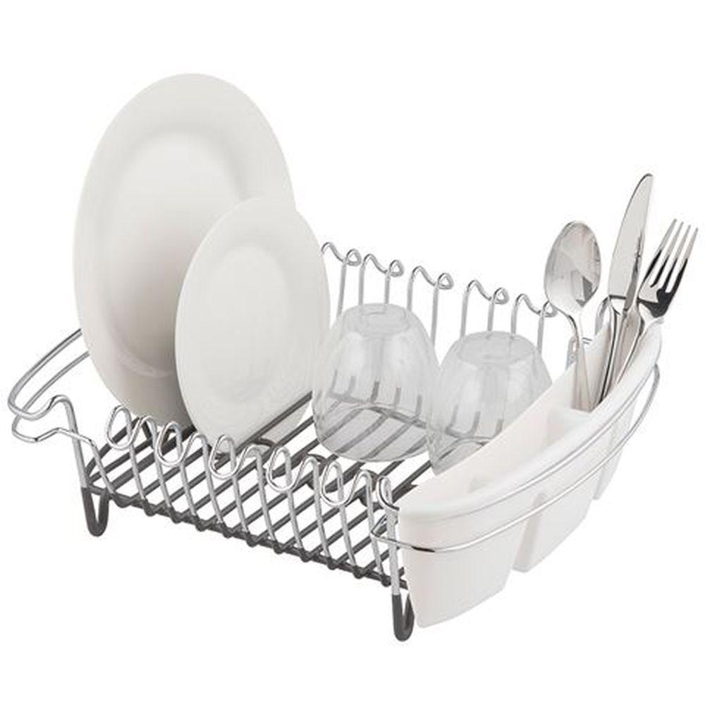 Avanti Deluxe Chrome Fishbone Dish Rack Small