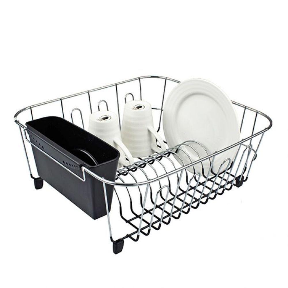 D-Line Chrome Plated Dish Rack Small Black