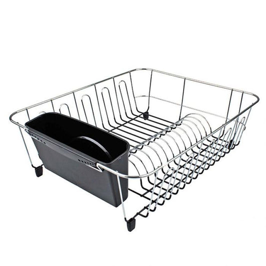 D-Line Chrome Plated Dish Rack Large Black