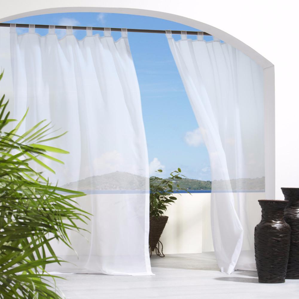 Escape Sheer Indoor/Outdoor Hook and Loop Tab Top Panel