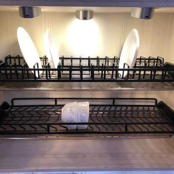 EXCEL - Progettista Nero Black Series Stainless Steel Grade 304 Dish Rack