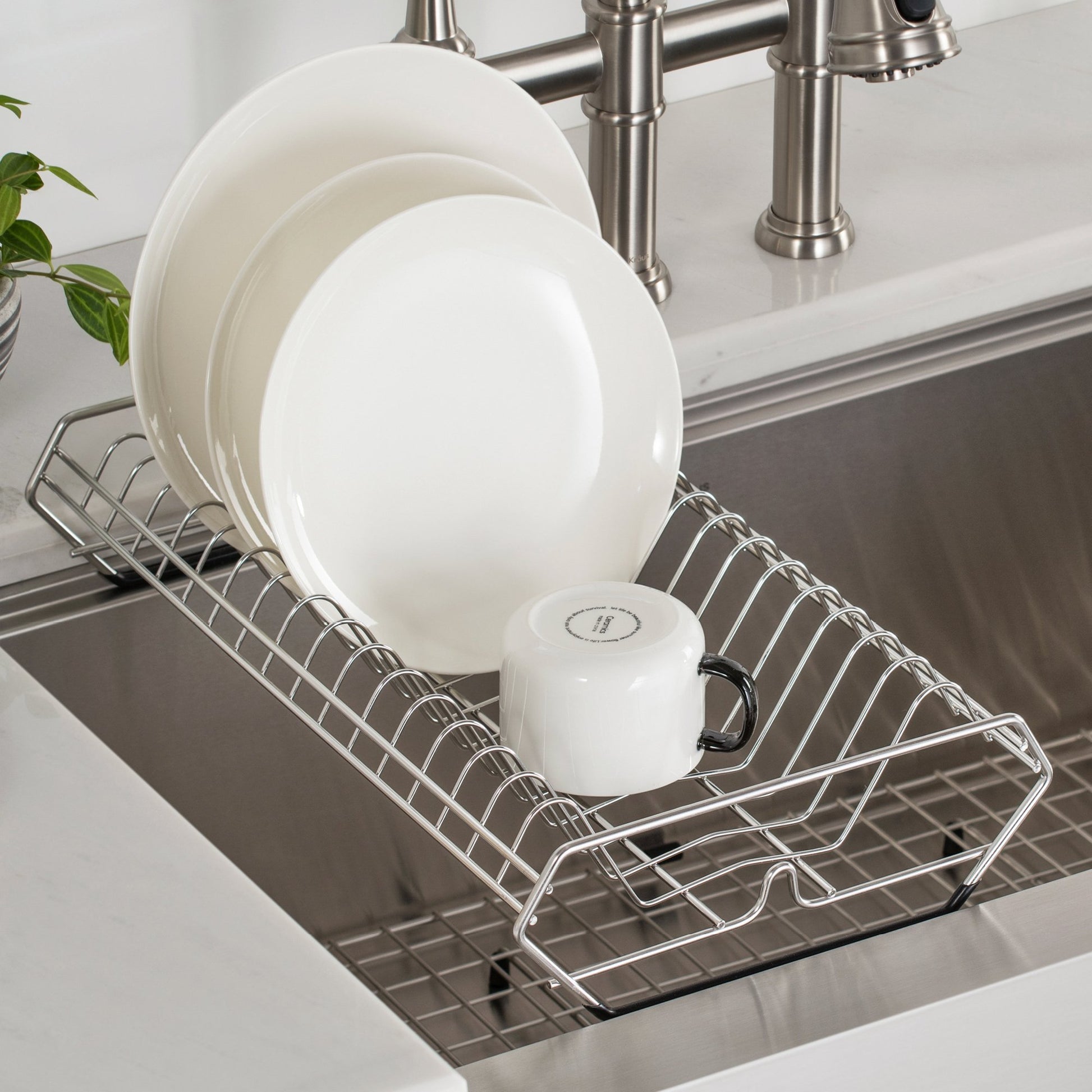 KRAUS Workstation Kitchen Sink Drying Rack in Stainless Steel-DirectSinks