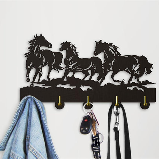 1Piece Running Horse Wall Door Hook Hanger