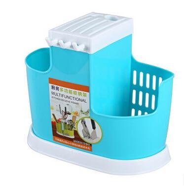 2018 Chopsticks Drain Basket Utensils Plastic Chopsticks Cage Storage Box Holder Dish Rack Kitchen Tools