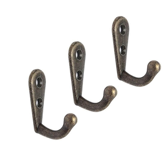 10Pcs Vintage Antique Wall Door Hooks For Clothes Coat Hat Bag Towel Bath Hanger