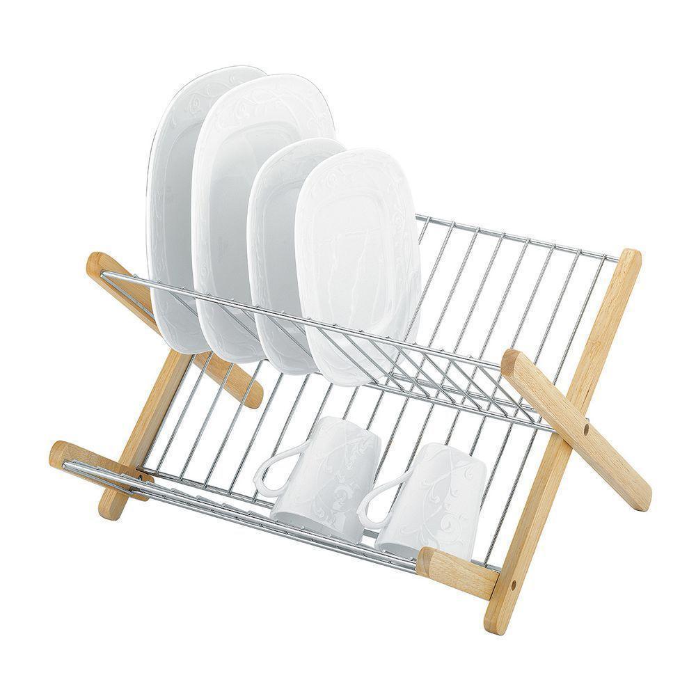 Avanti Monterey Wood & Steel Dish Drainer